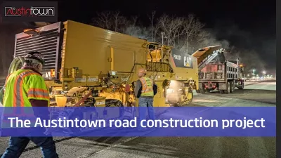 The Austintown road construction project
